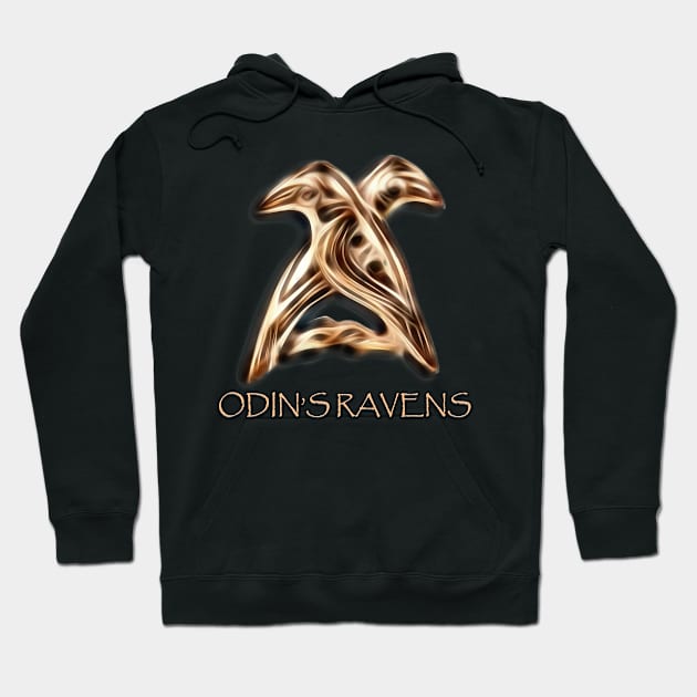 Odin's Ravens Hoodie by Jonthebon